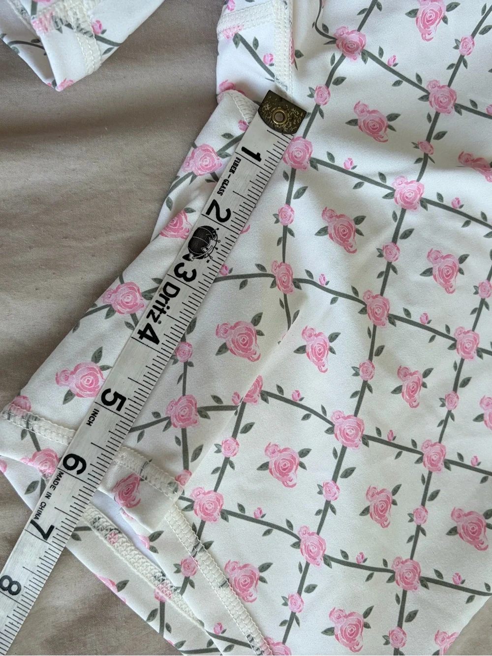 NWT Astoria Activewear Floral Rose Trellis High Waist Bike Shorts XL